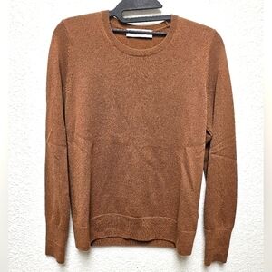 Everlane Cashmere Crew Sweater Whiskey Size XS